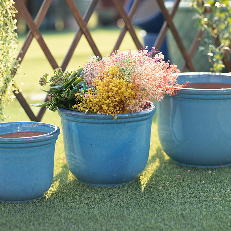 Grand Pot de fleur grands Pots en céramique Pot de fleurs en gros planteur Pots de jardin jardinières en plein air grand